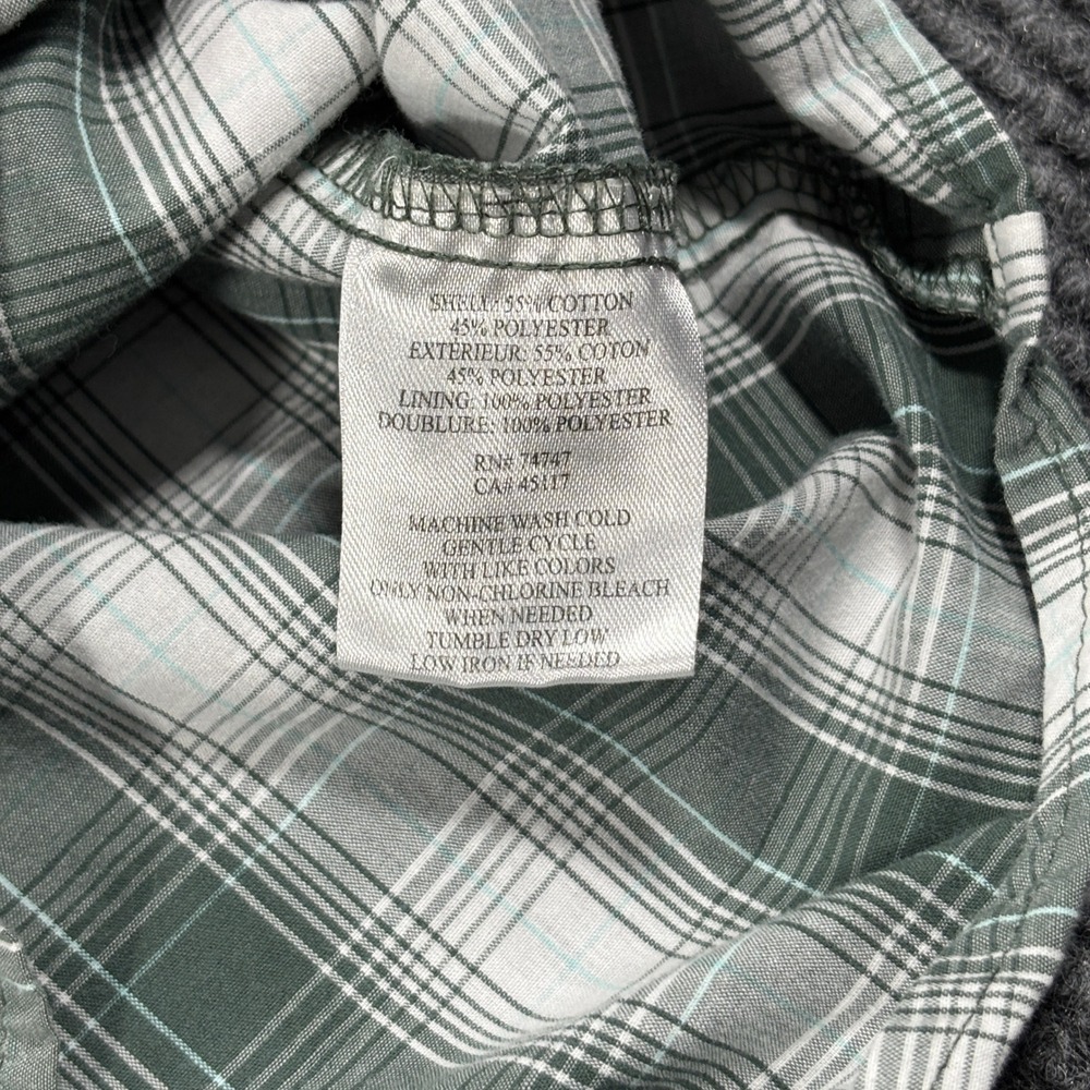 Red Head Button Down Shirt Mens 2XL Green Plaid Short Sleeve - Picture 8 of 10